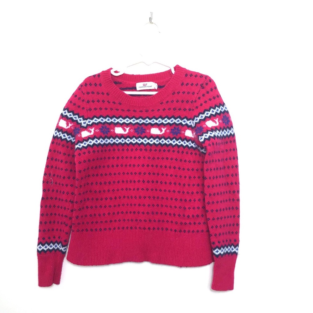 Toddler Girls Vineyard Vines Pattern Sweater